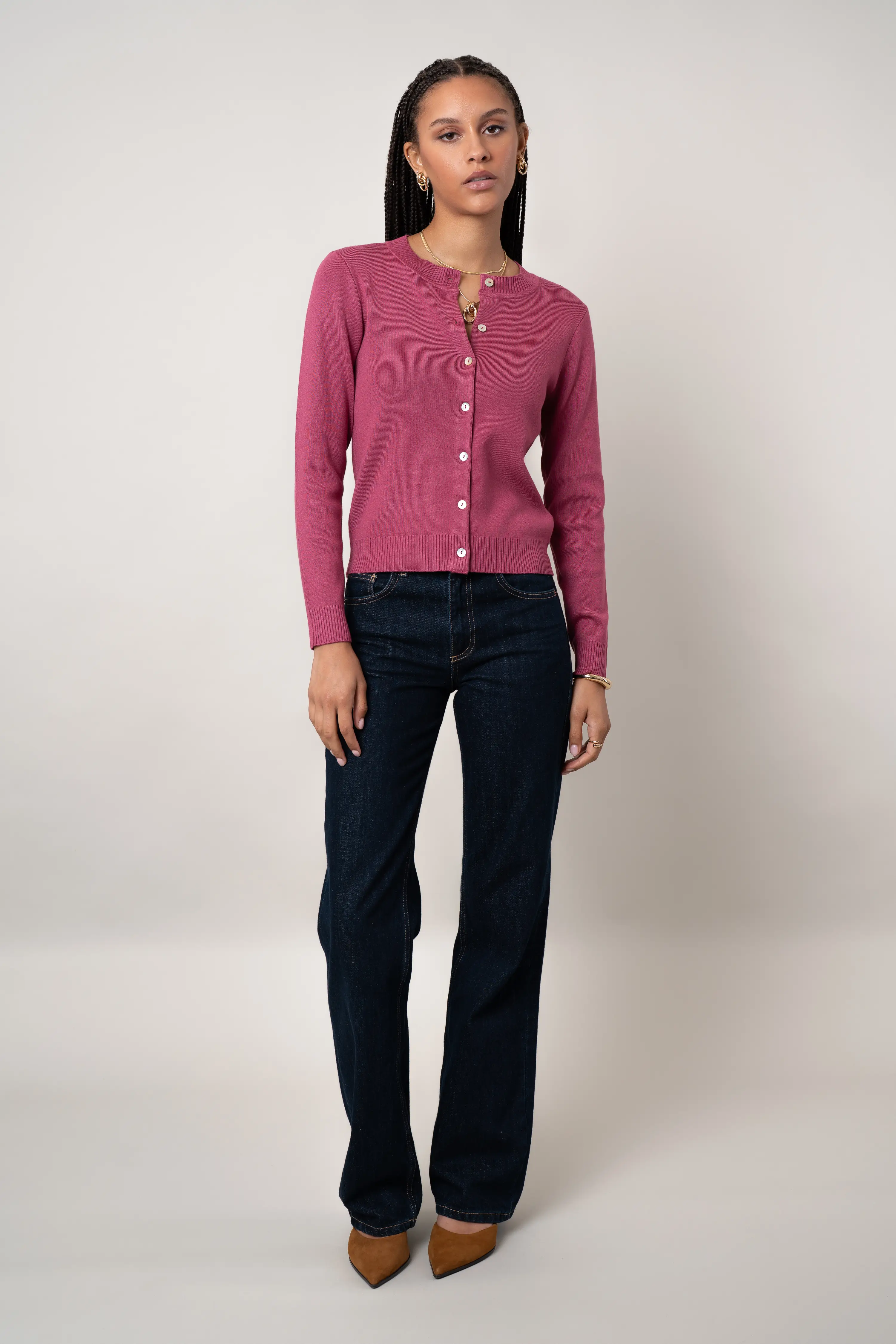 The Classic Crewneck Cardigan - Image 3
