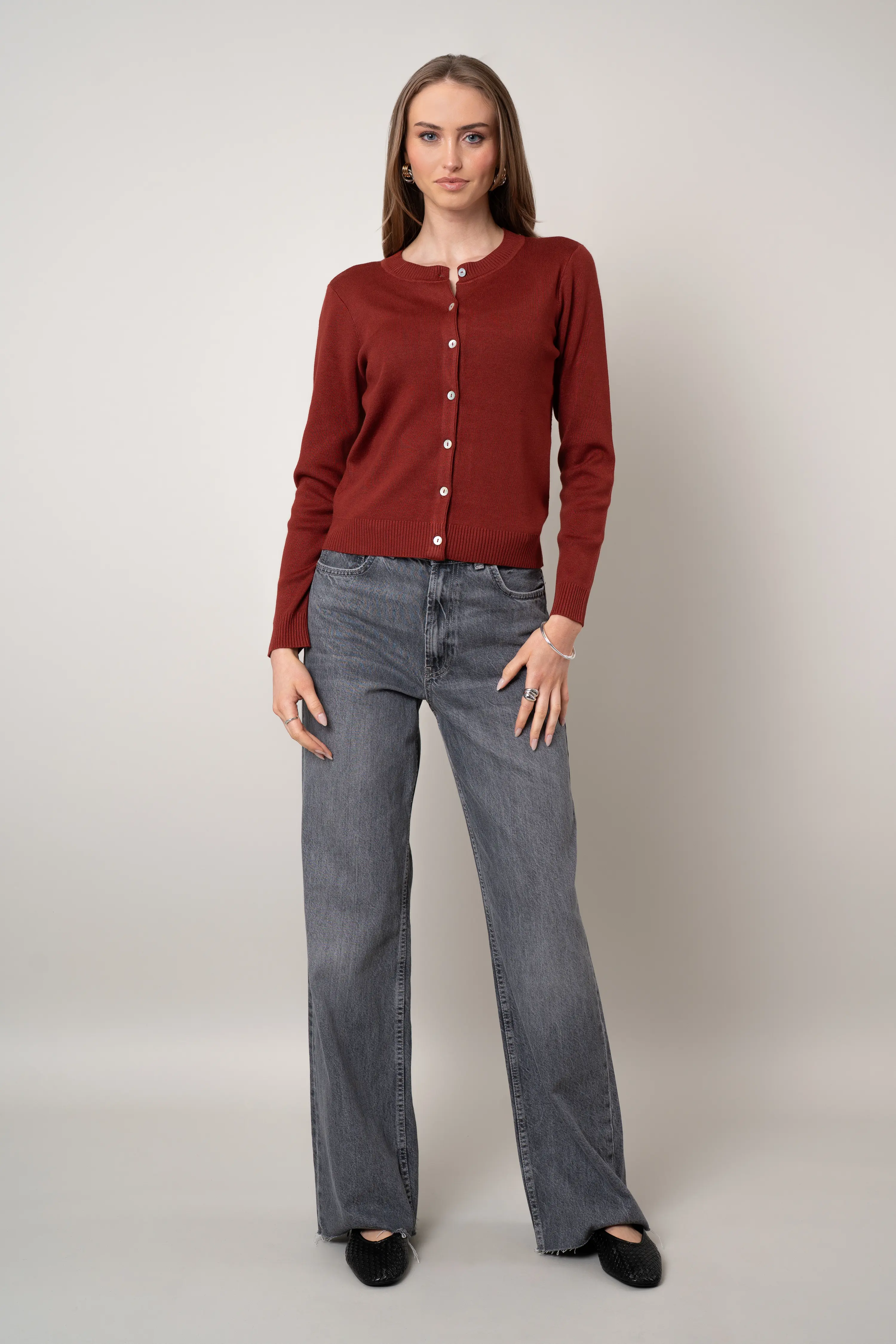 The Classic Crewneck Cardigan - Image 4