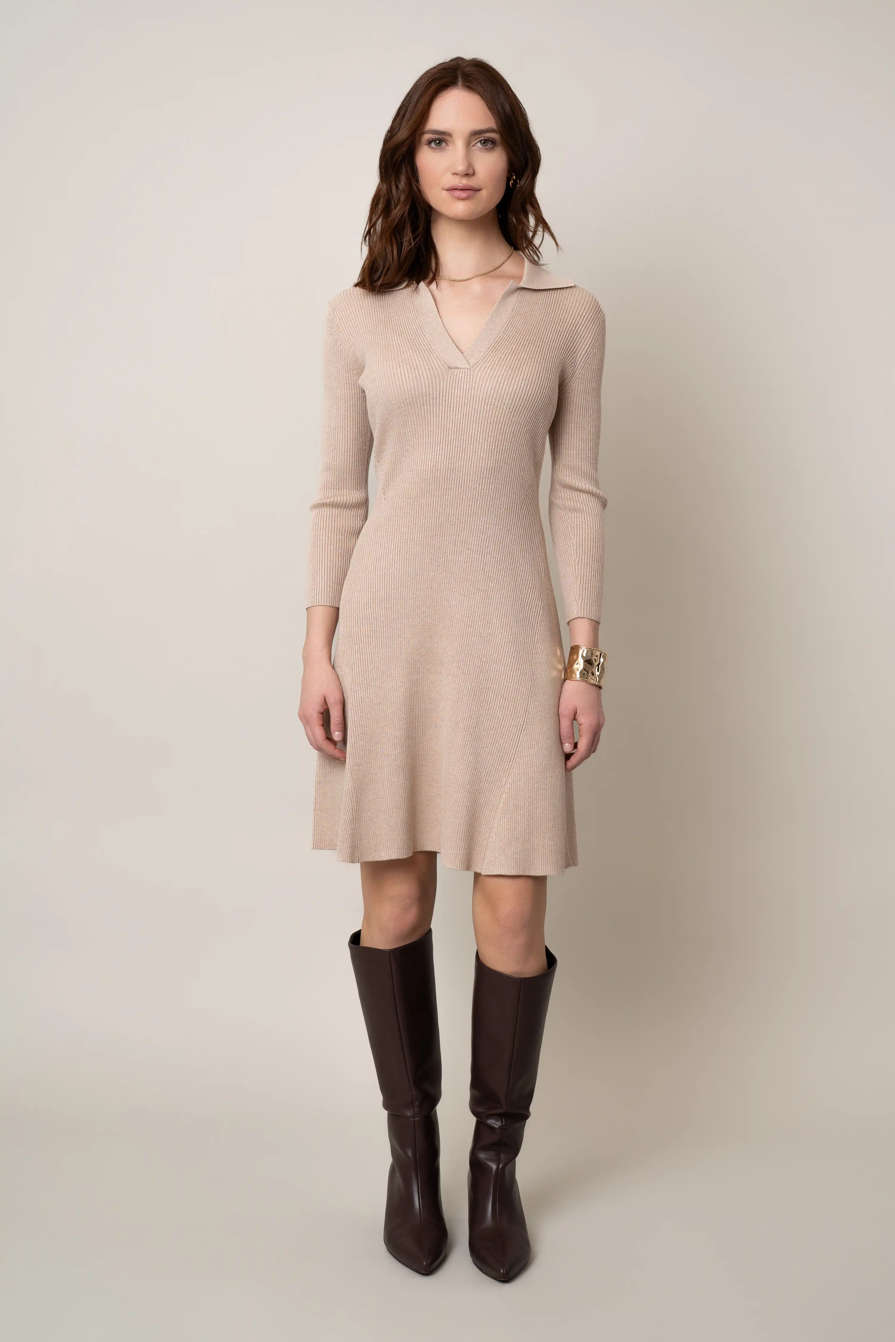The Collared Knit Dress - Image 4