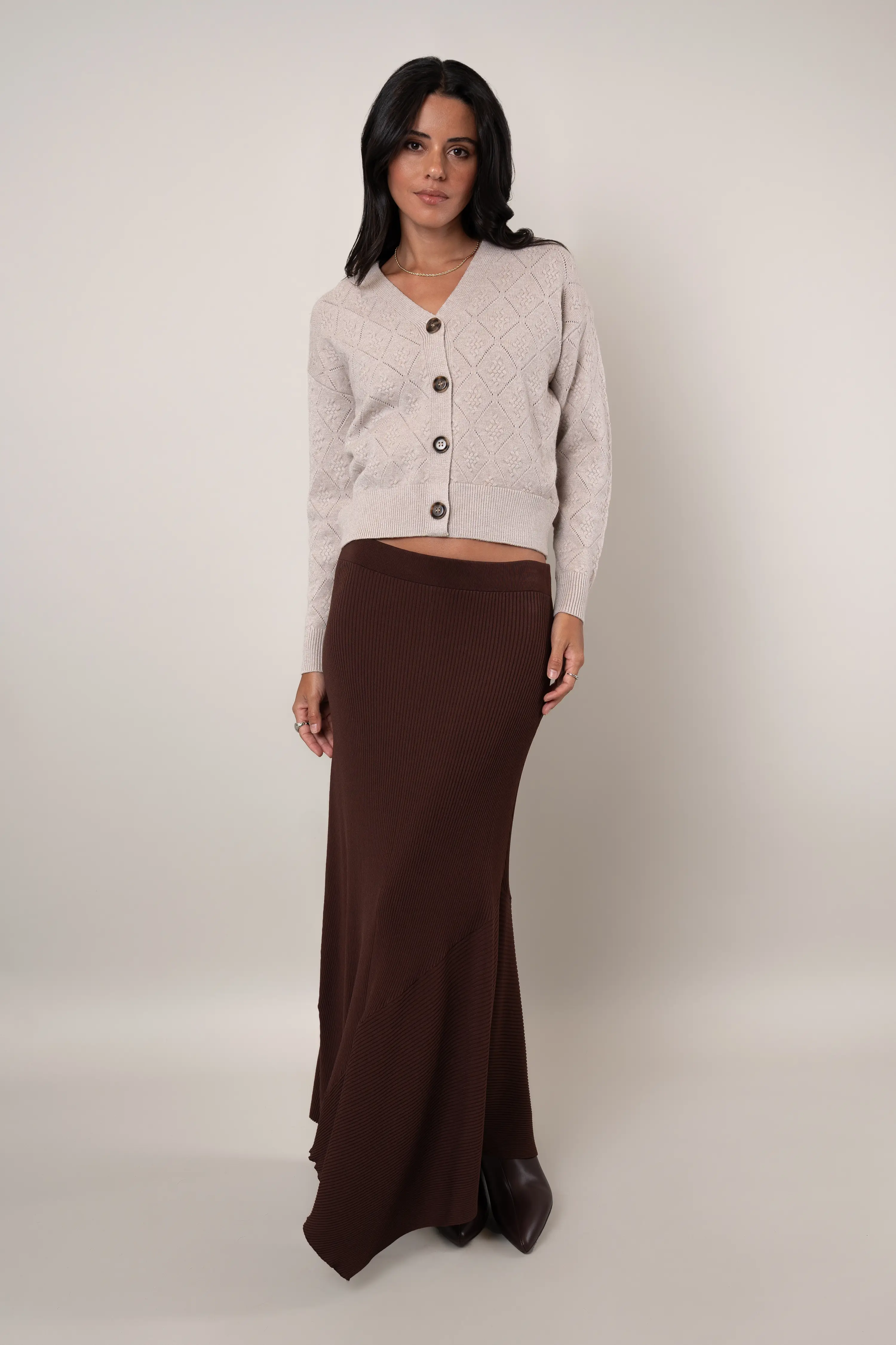The Diamond Stitch Cardigan - Image 4