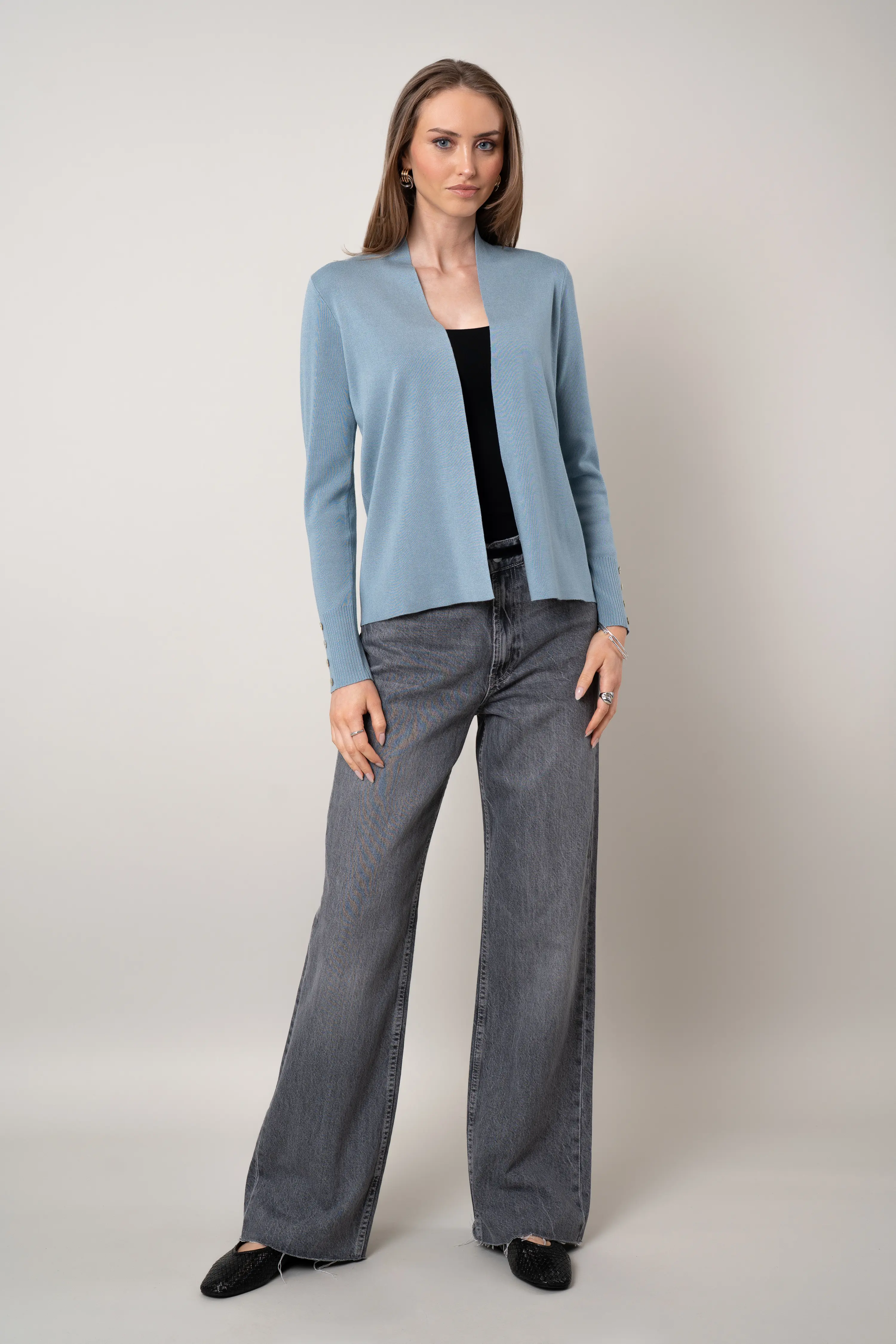 The Lightweight Button Cuff Cardigan - Image 3