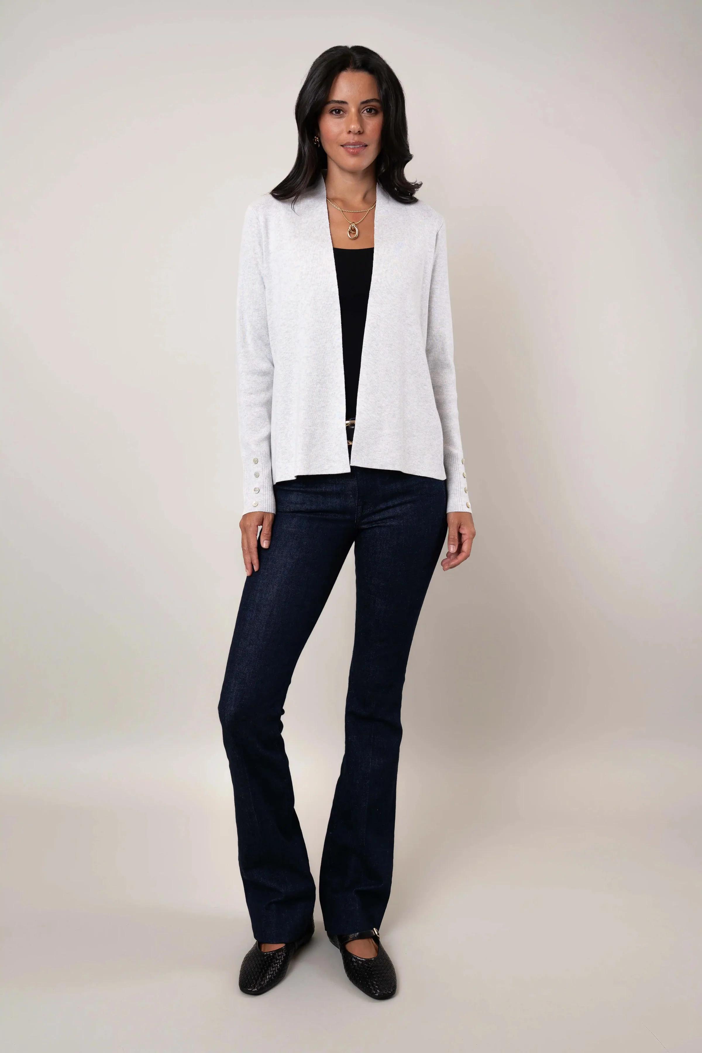 The Lightweight Button Cuff Cardigan - Image 4