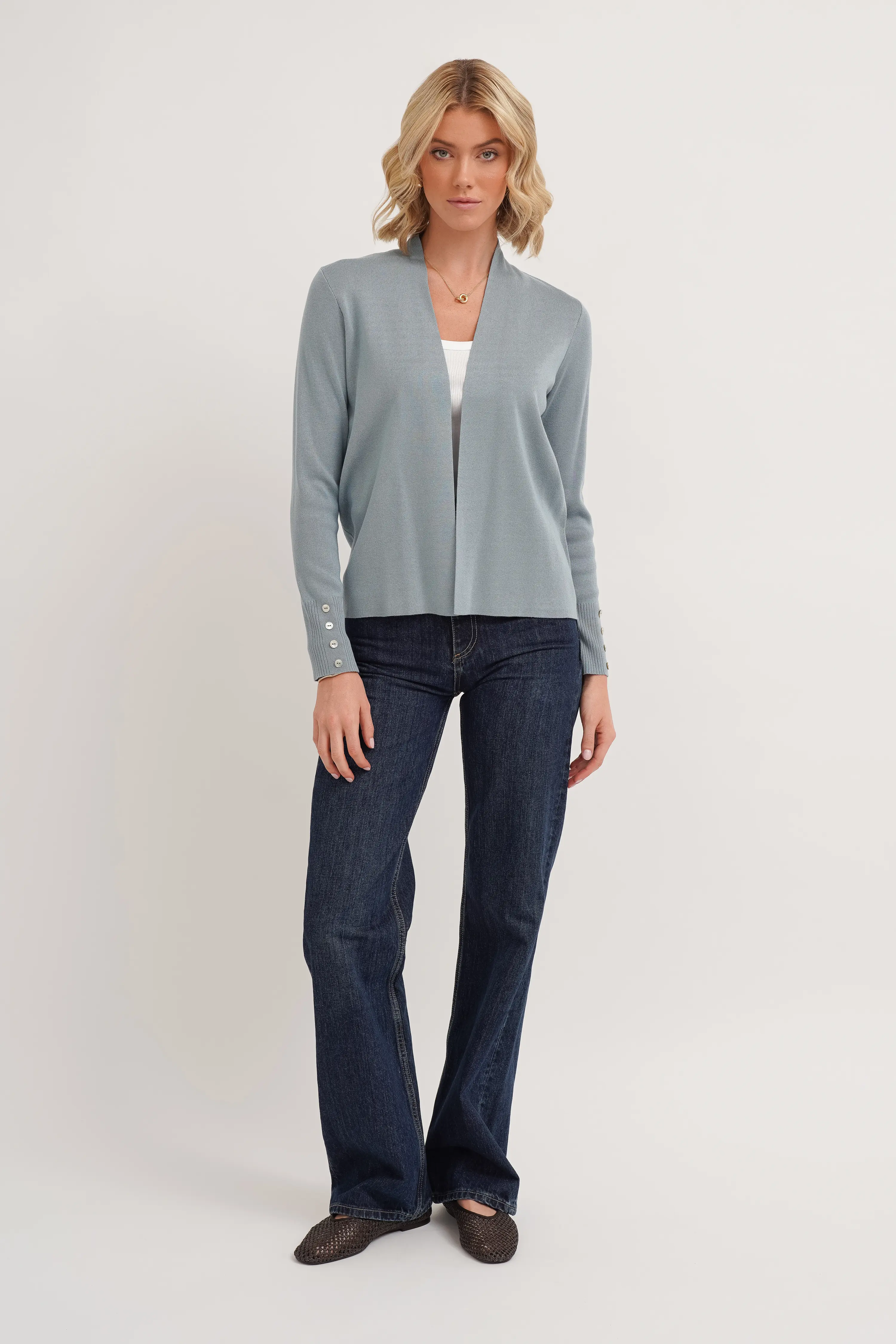 The Lightweight Button Cuff Cardigan - Image 5