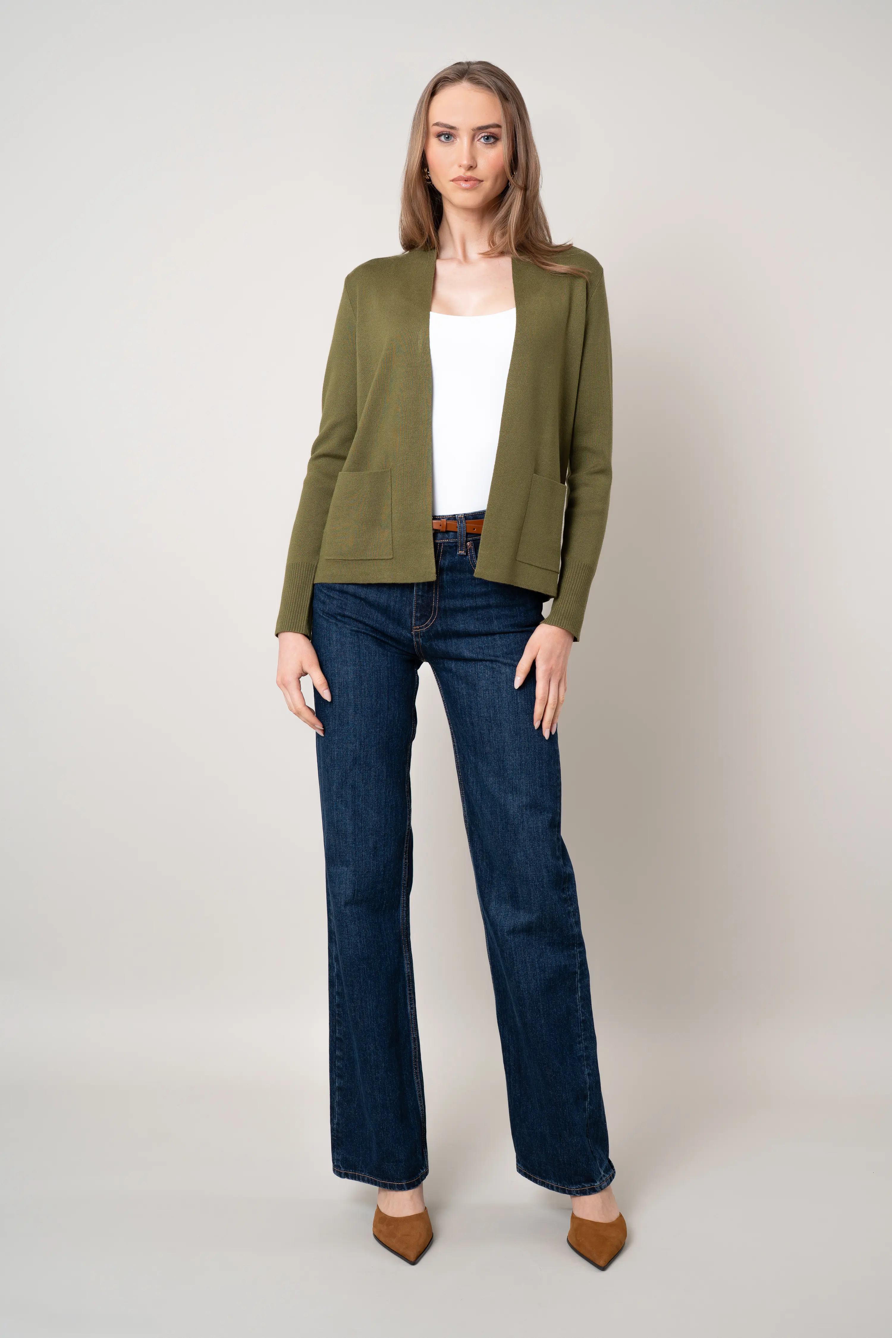 The Refined Open Cardigan - Image 4
