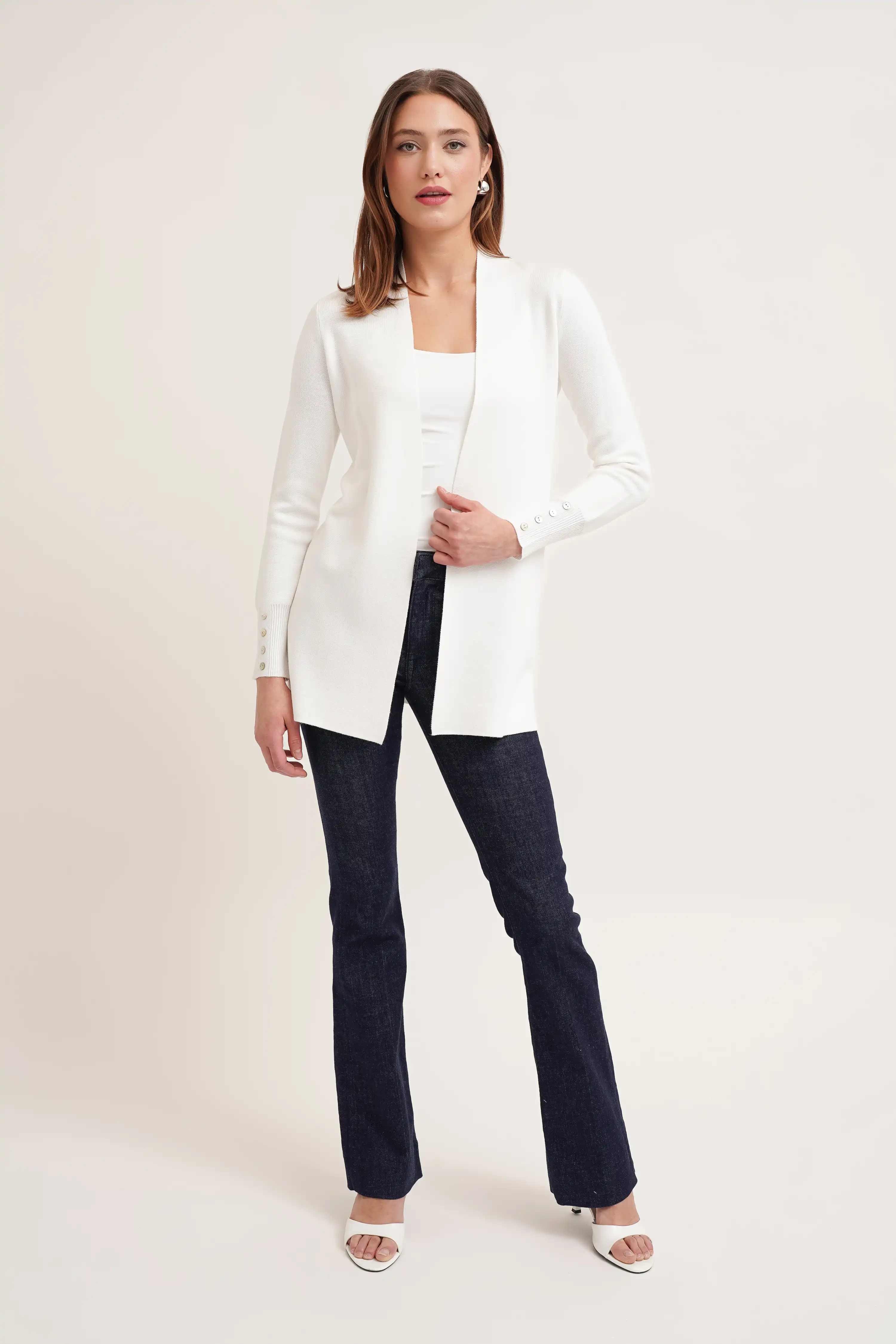 The Clean Line Open Cardigan - Image 2