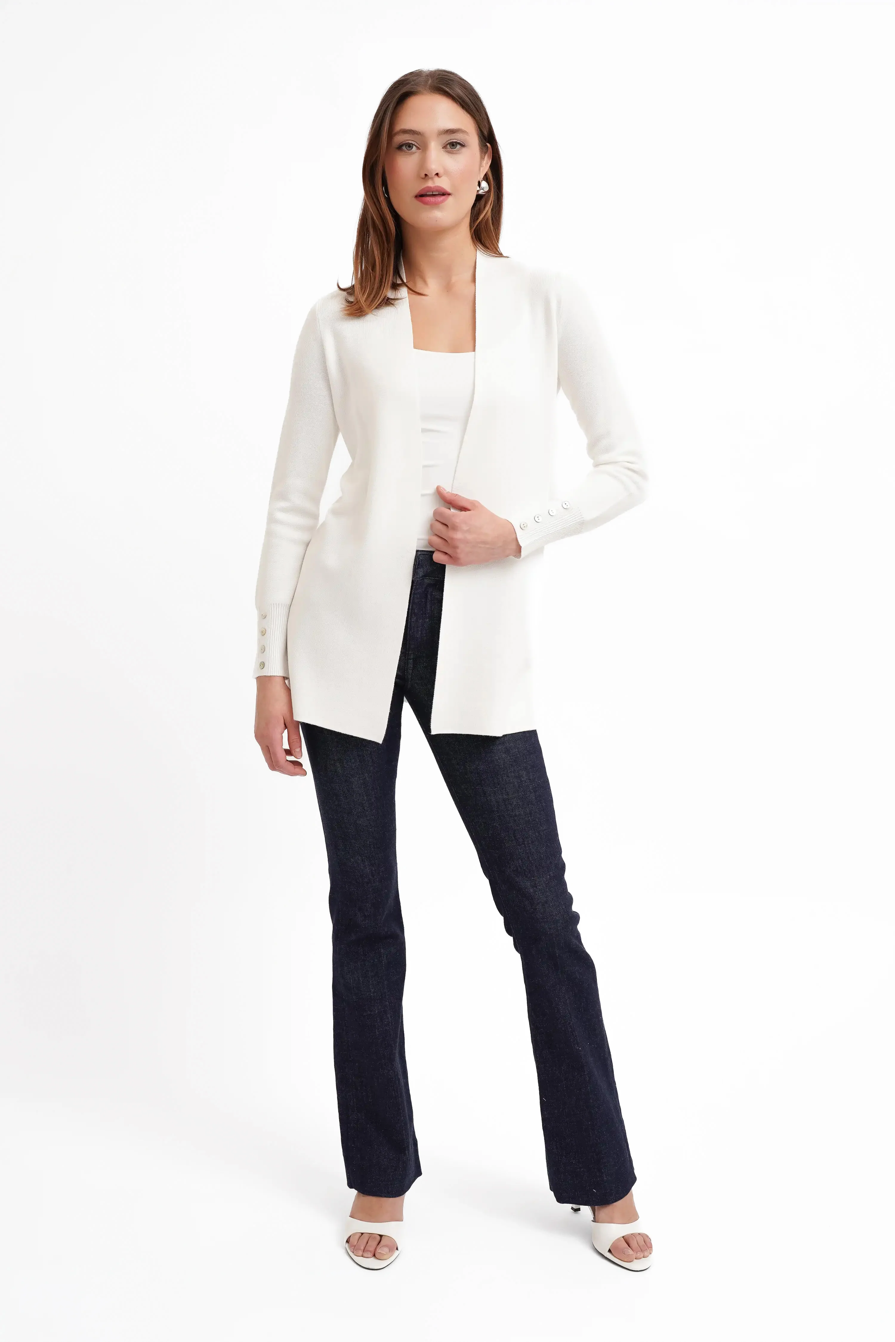 The Clean Line Open Cardigan - Image 5
