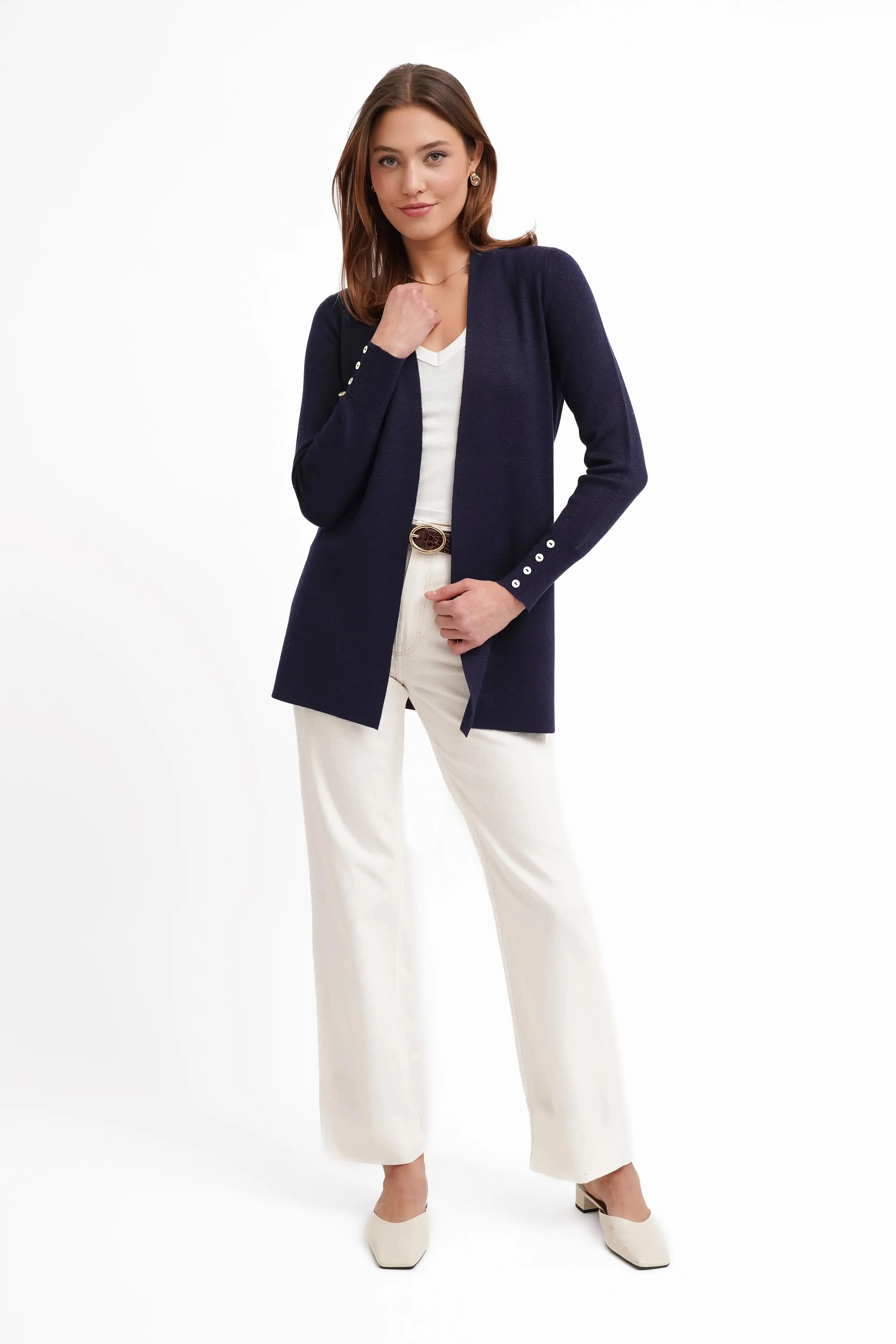 The Clean Line Open Cardigan - Image 6