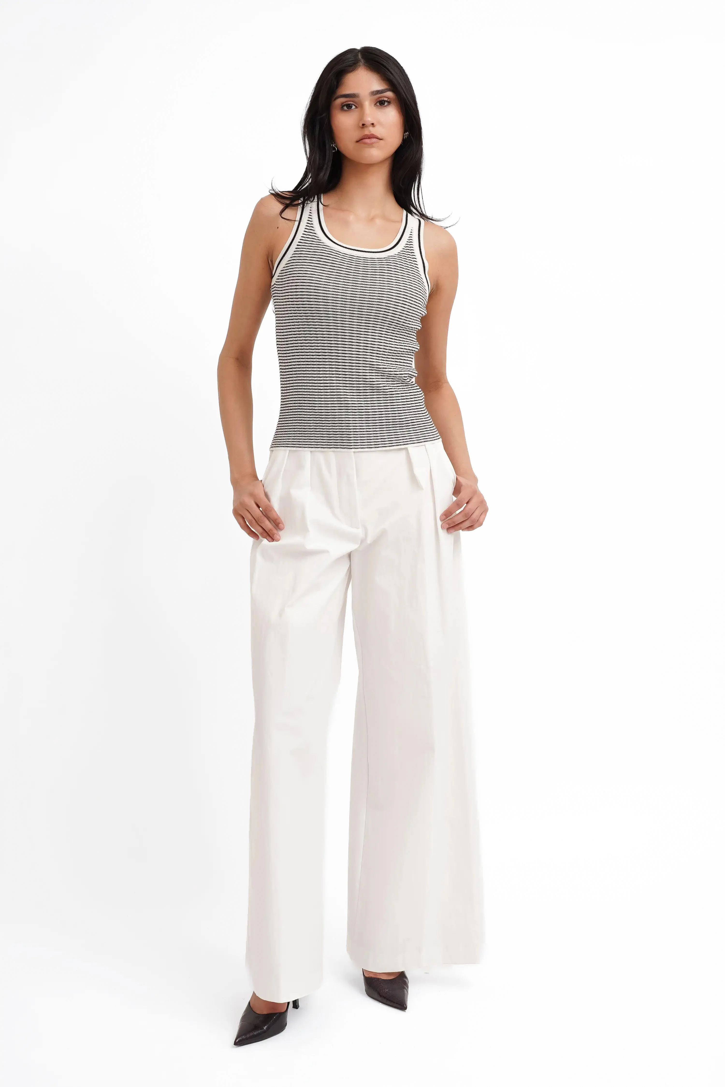 The Contrast Stripe Knit Tank - Image 2