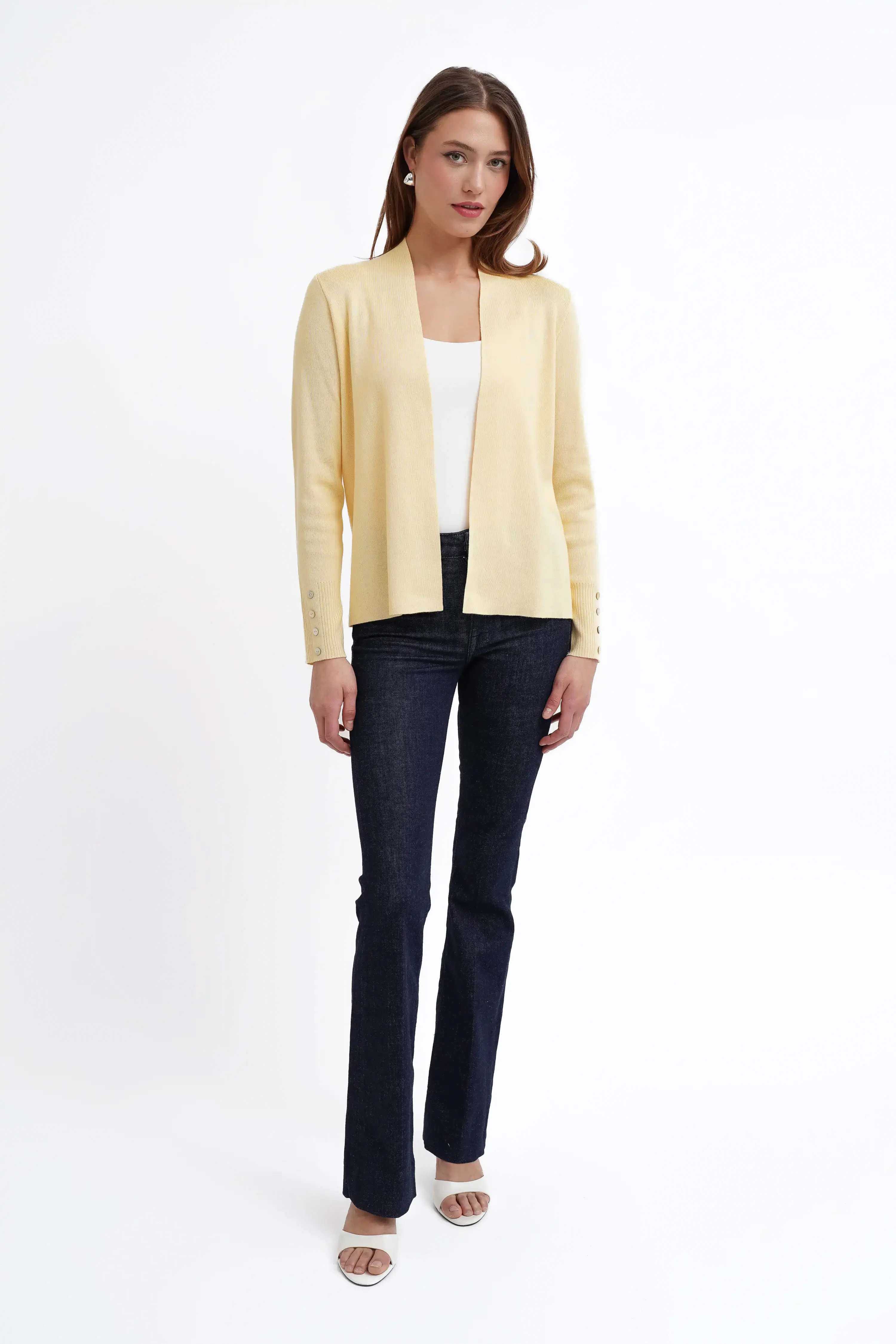 The Draped Ease Open Cardigan - Image 3