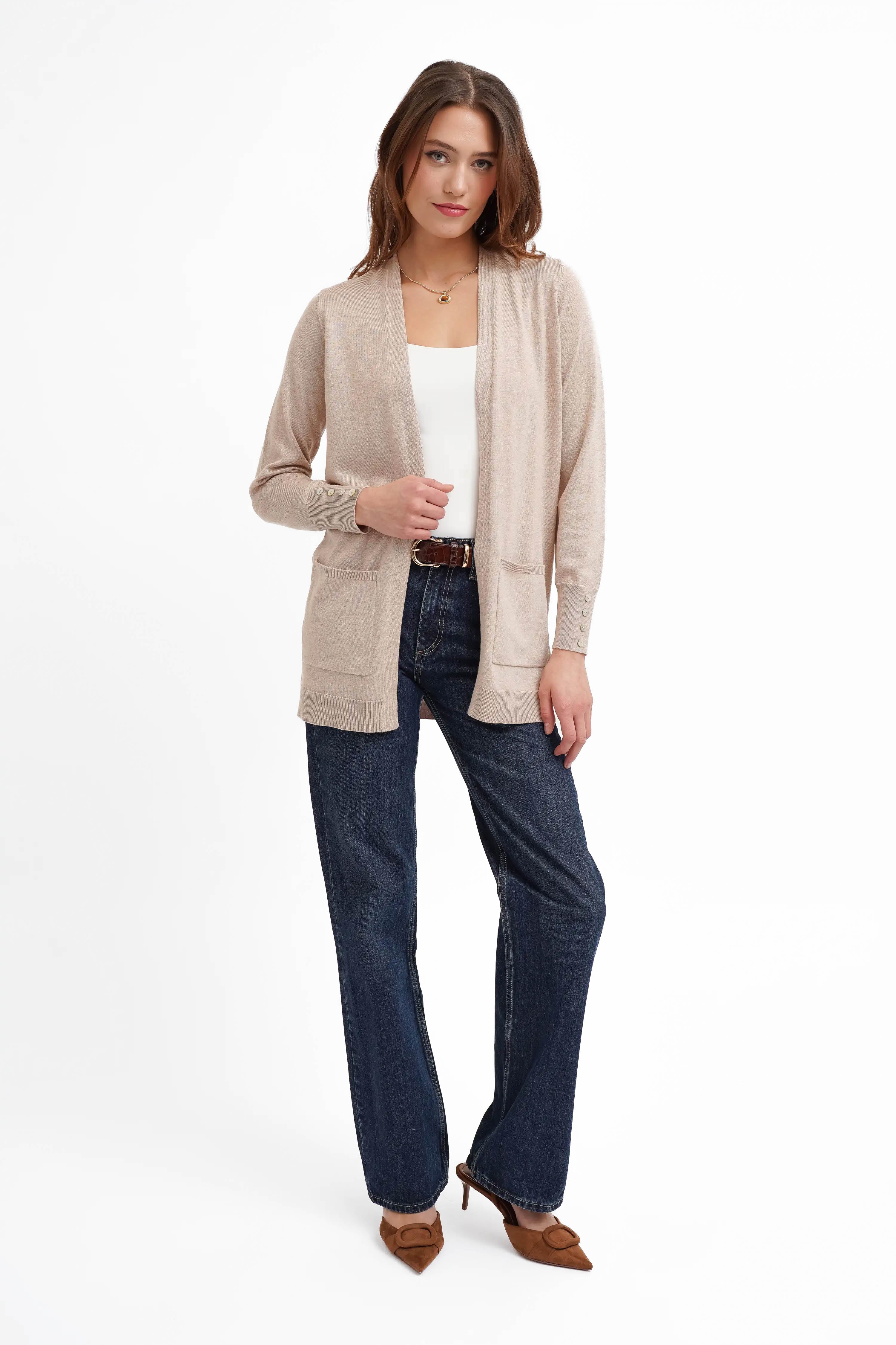 The Effortless Drape Cardigan - Image 3