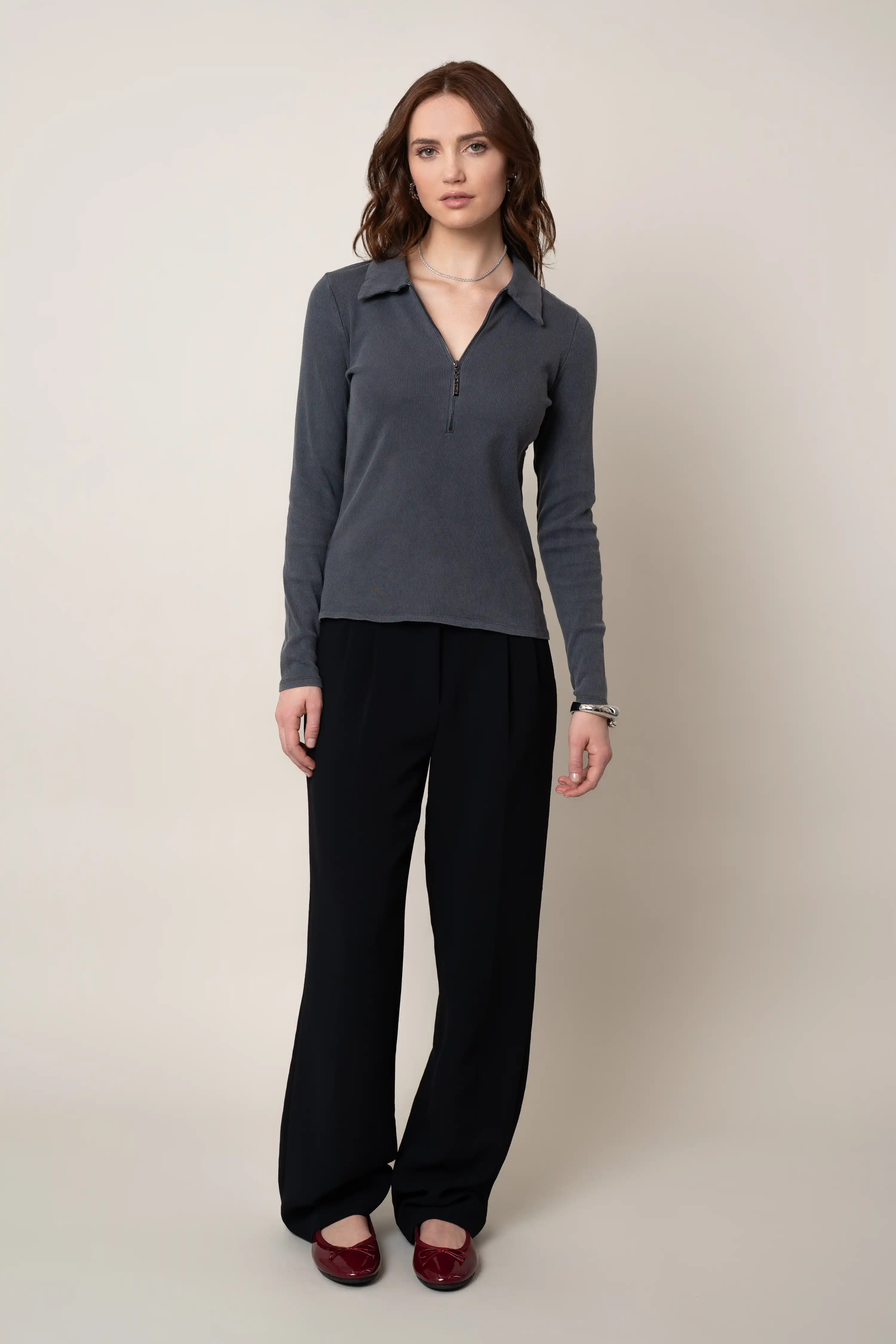The Half-Zip Collared Knit - Image 2
