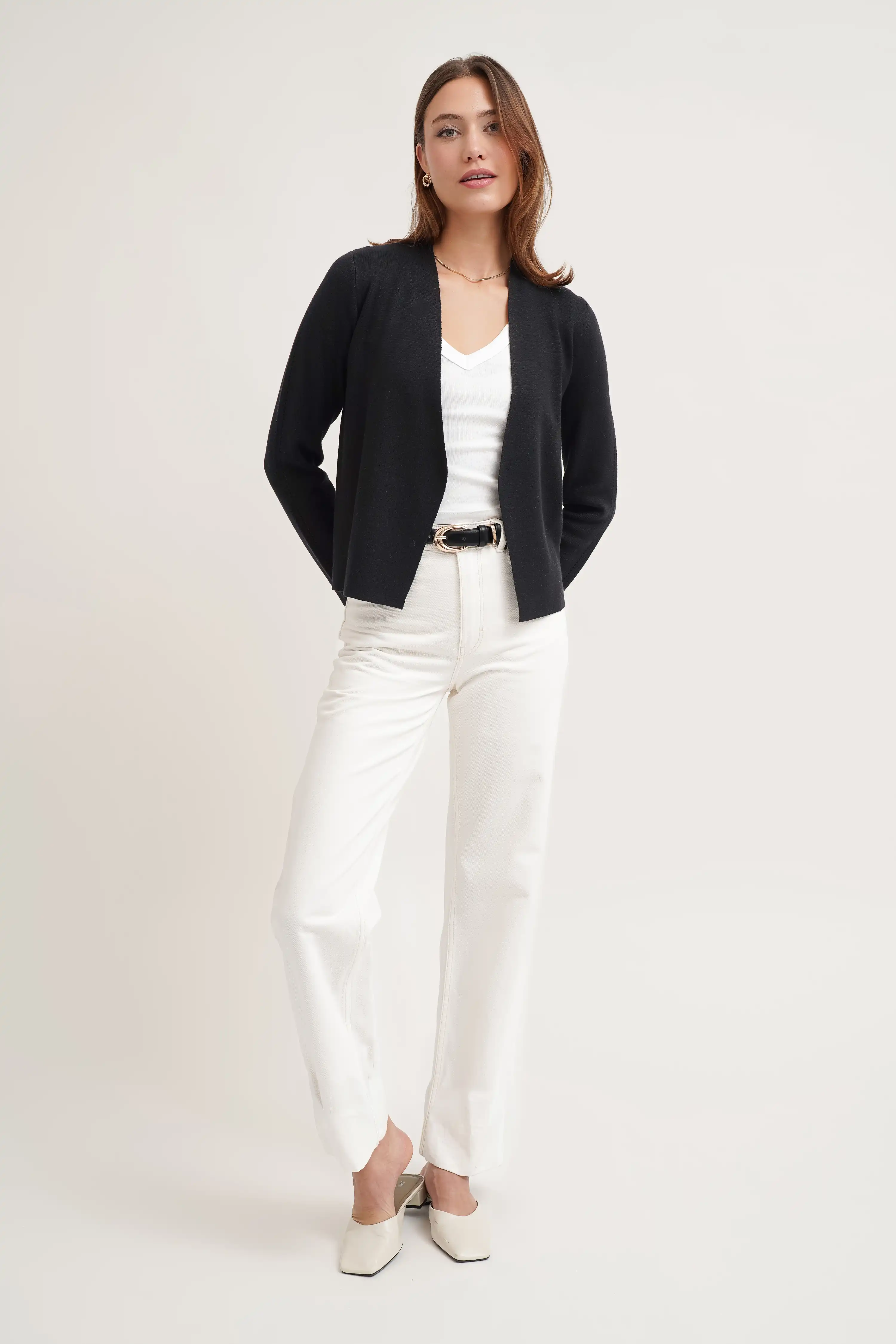 The Modern Open Cardigan