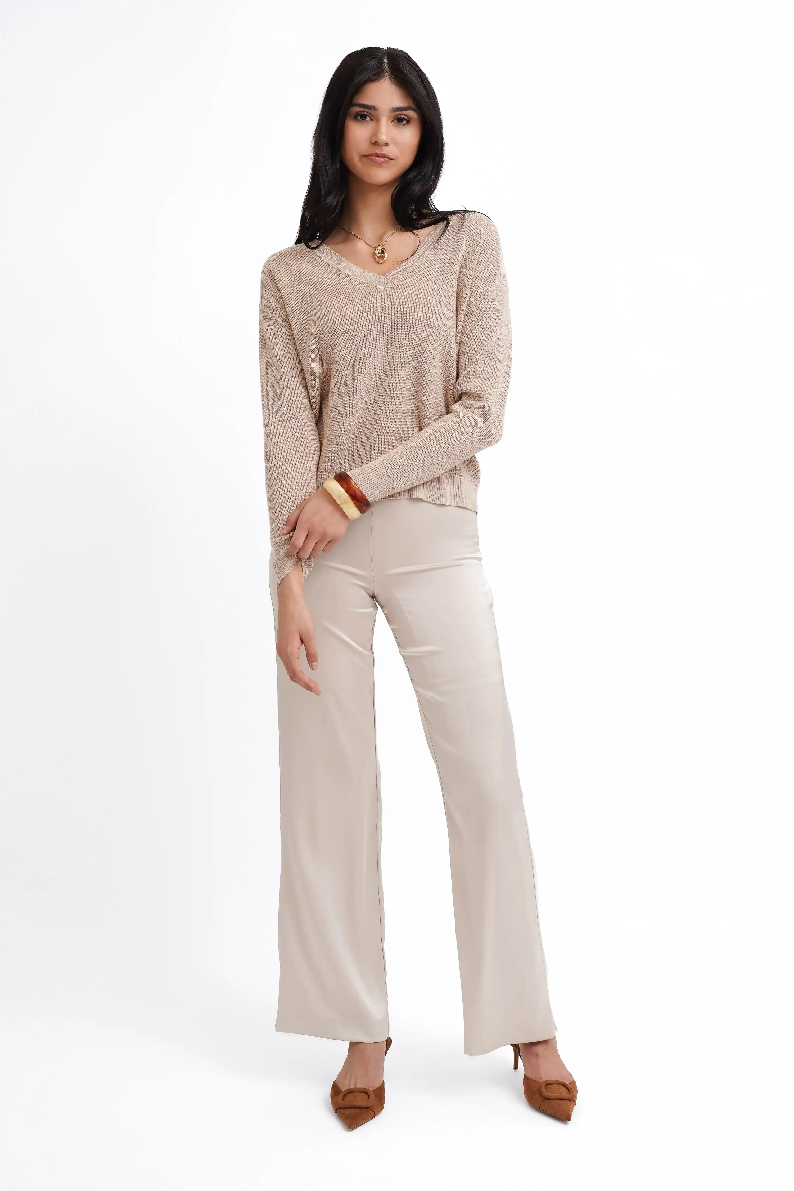 The Refined V-Neck Knit - Image 3