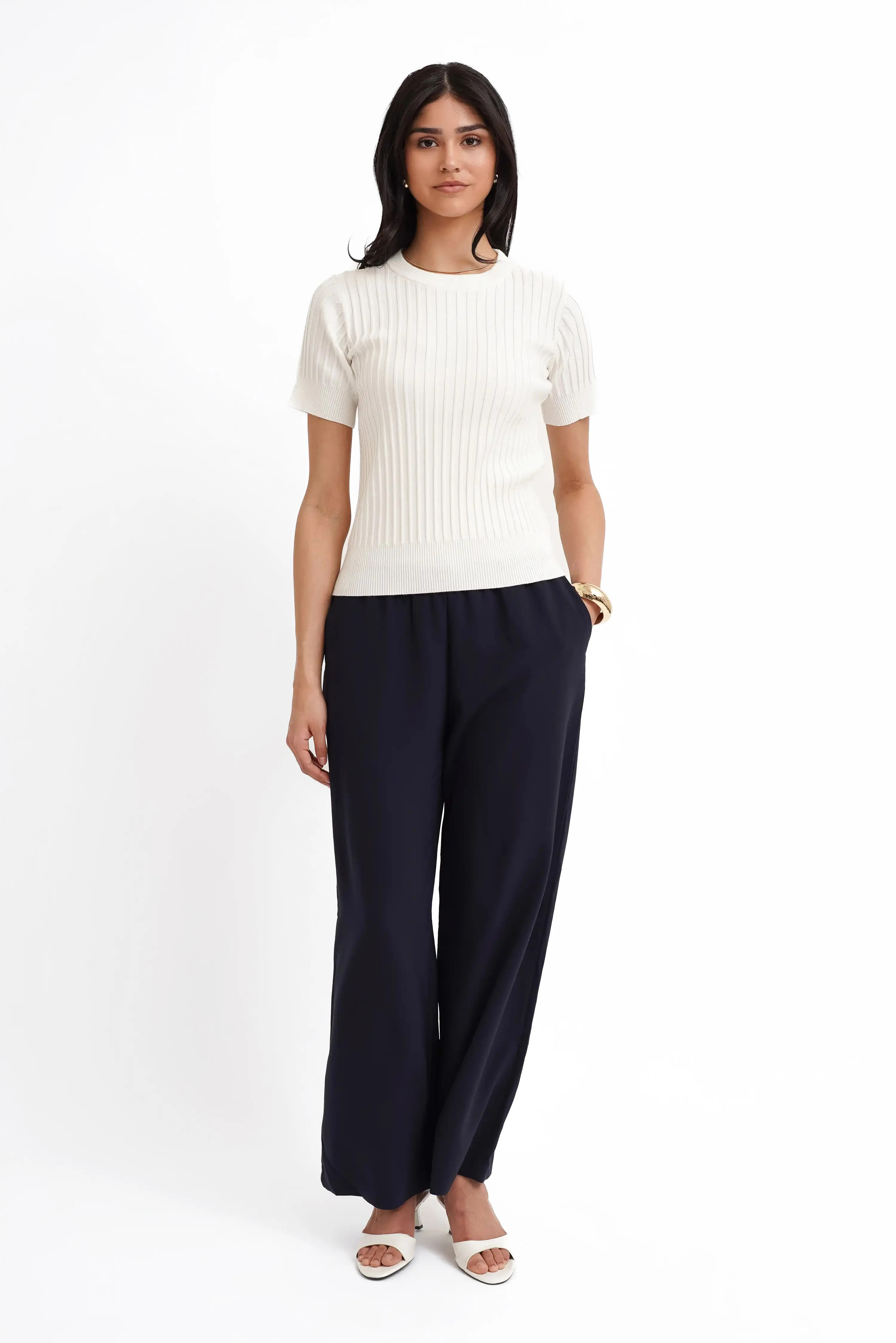 The Sculpted Rib Tee