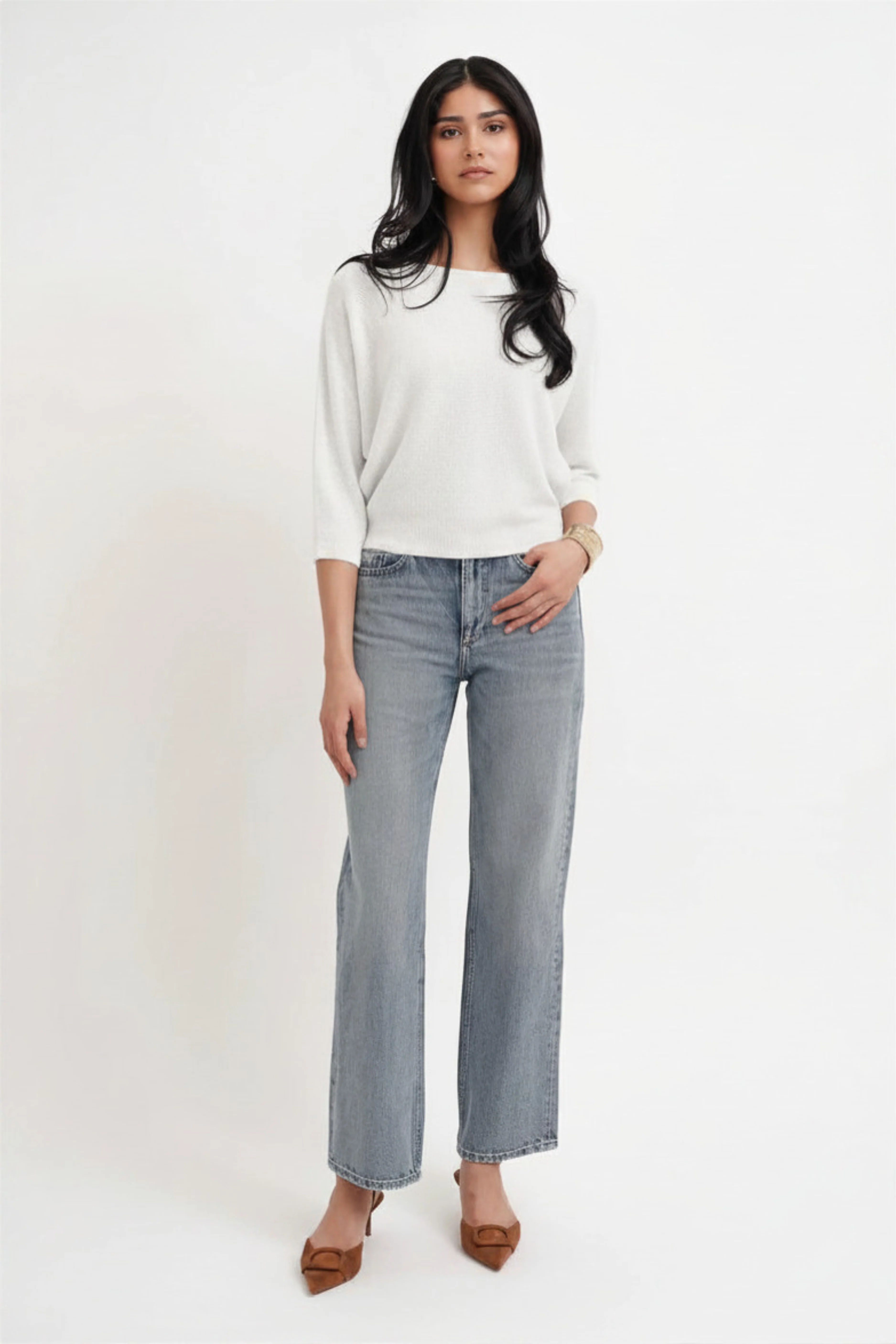 The Soft Horizon Dolman Knit - Image 5