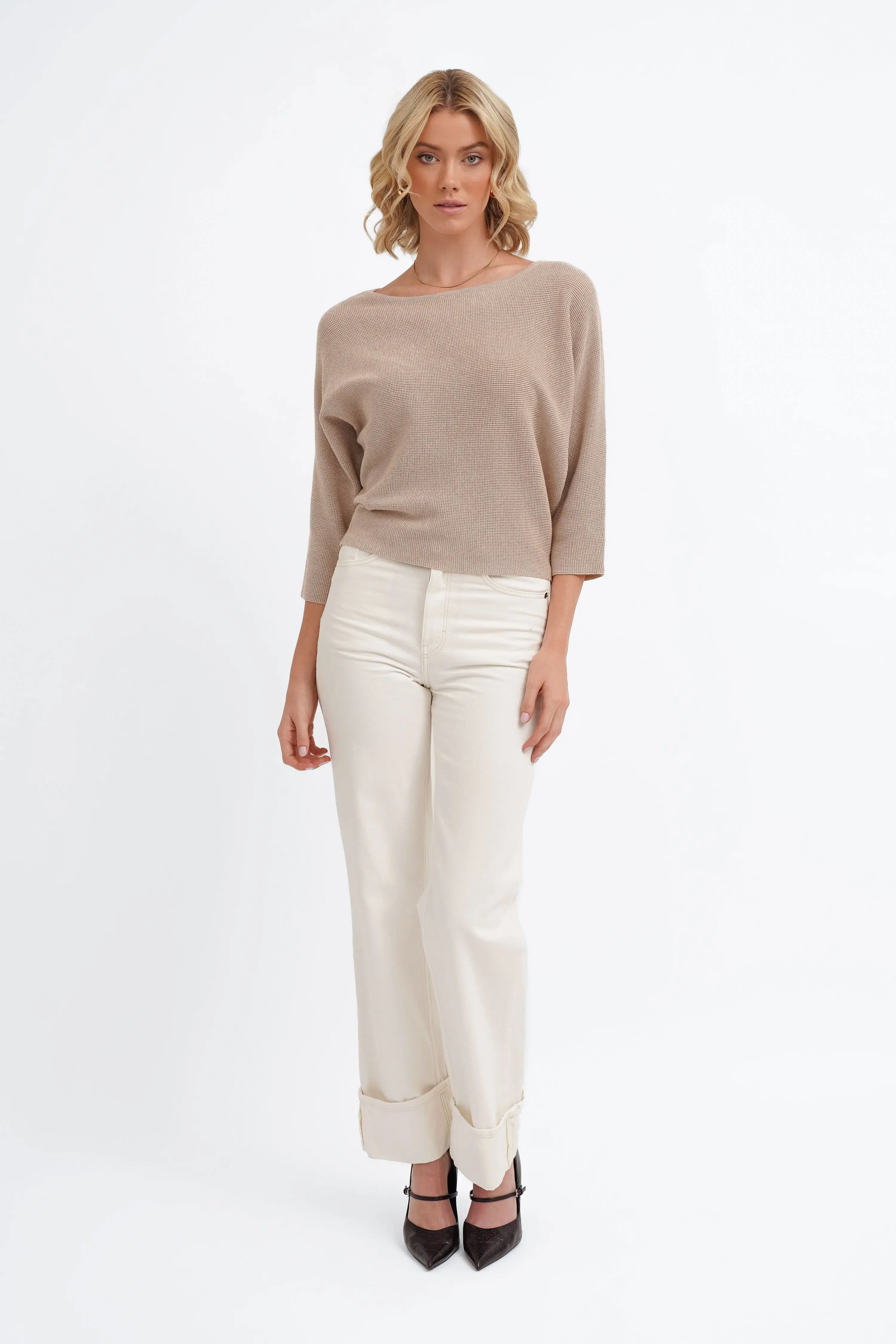 The Soft Horizon Dolman Knit - Image 8