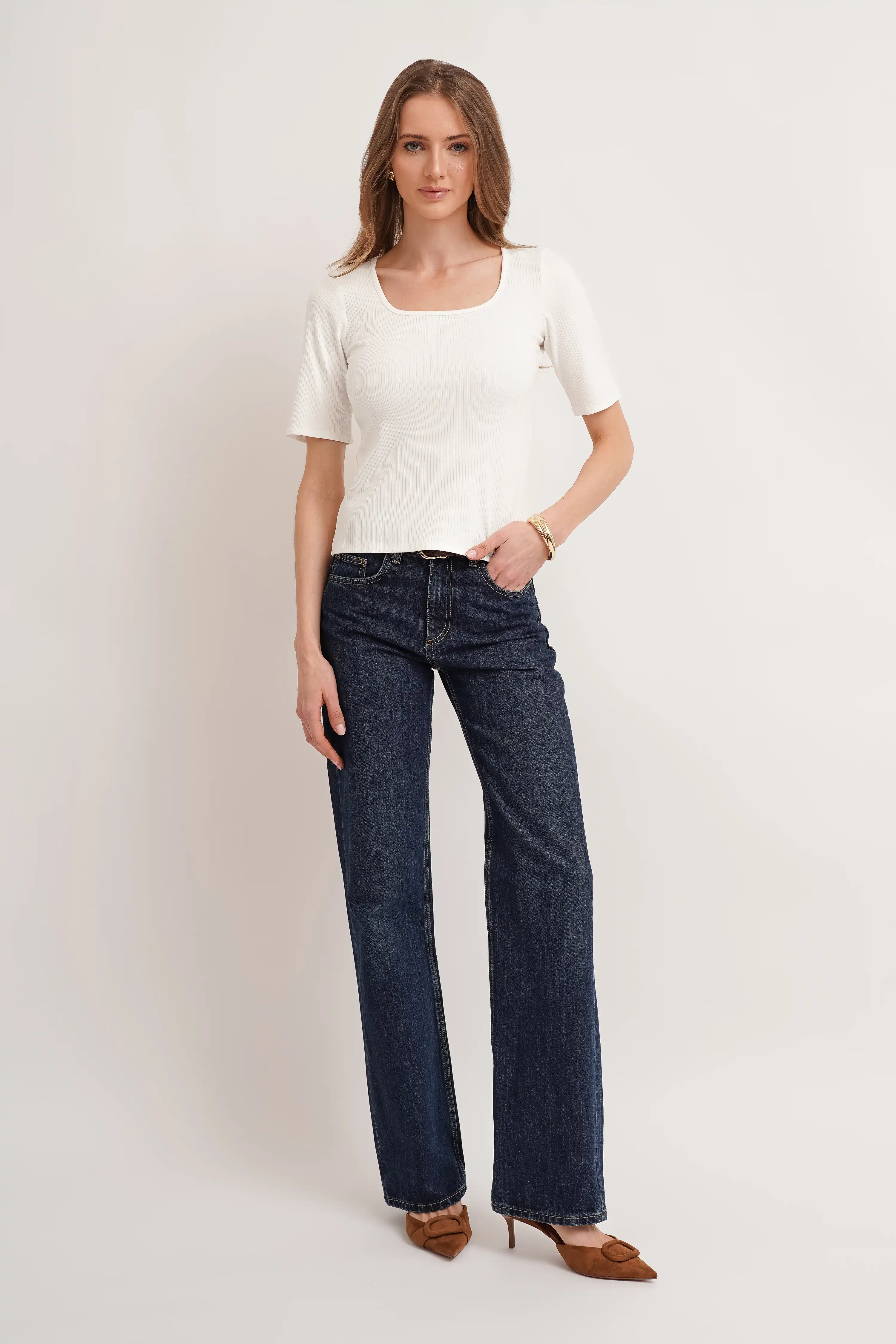 The Soft Square Neck Knit - Image 2