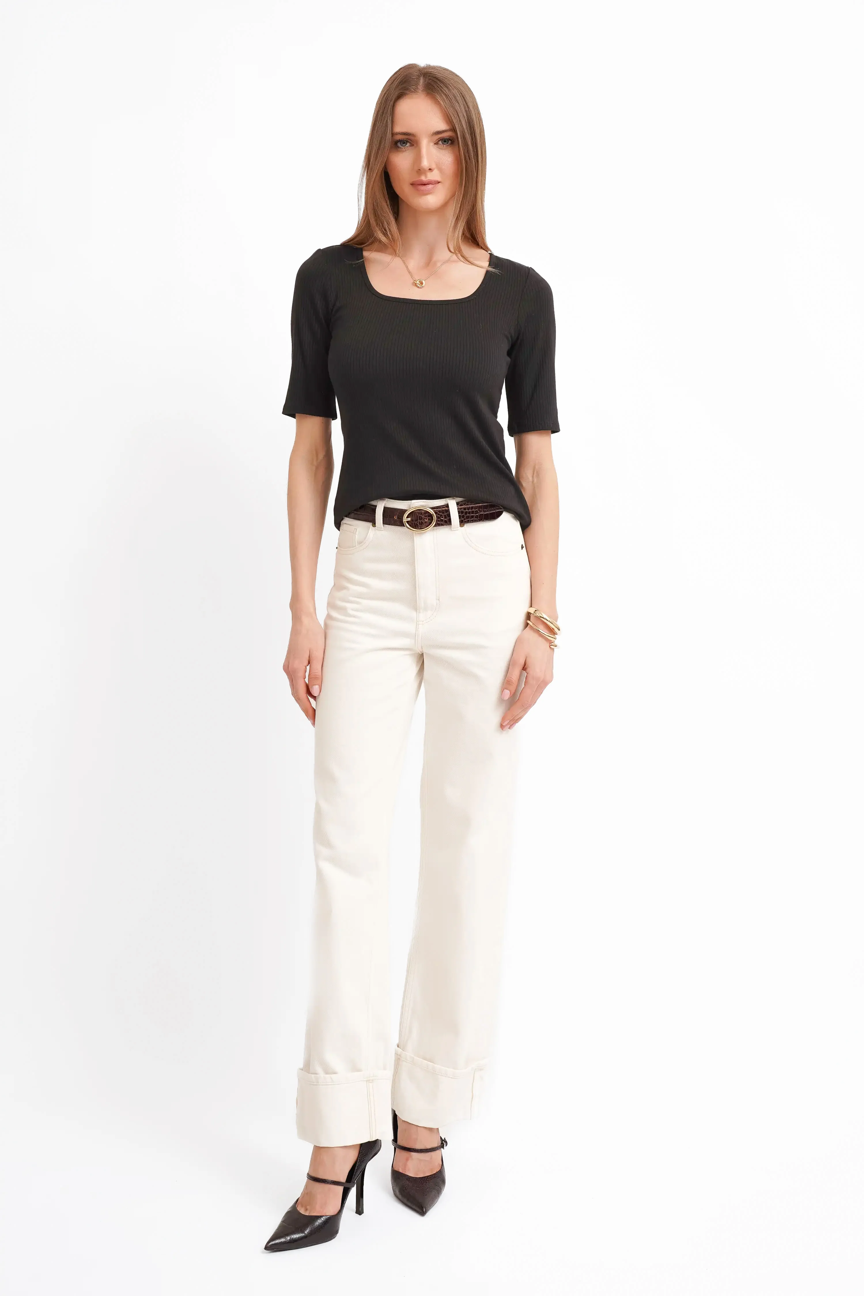 The Soft Square Neck Knit - Image 4
