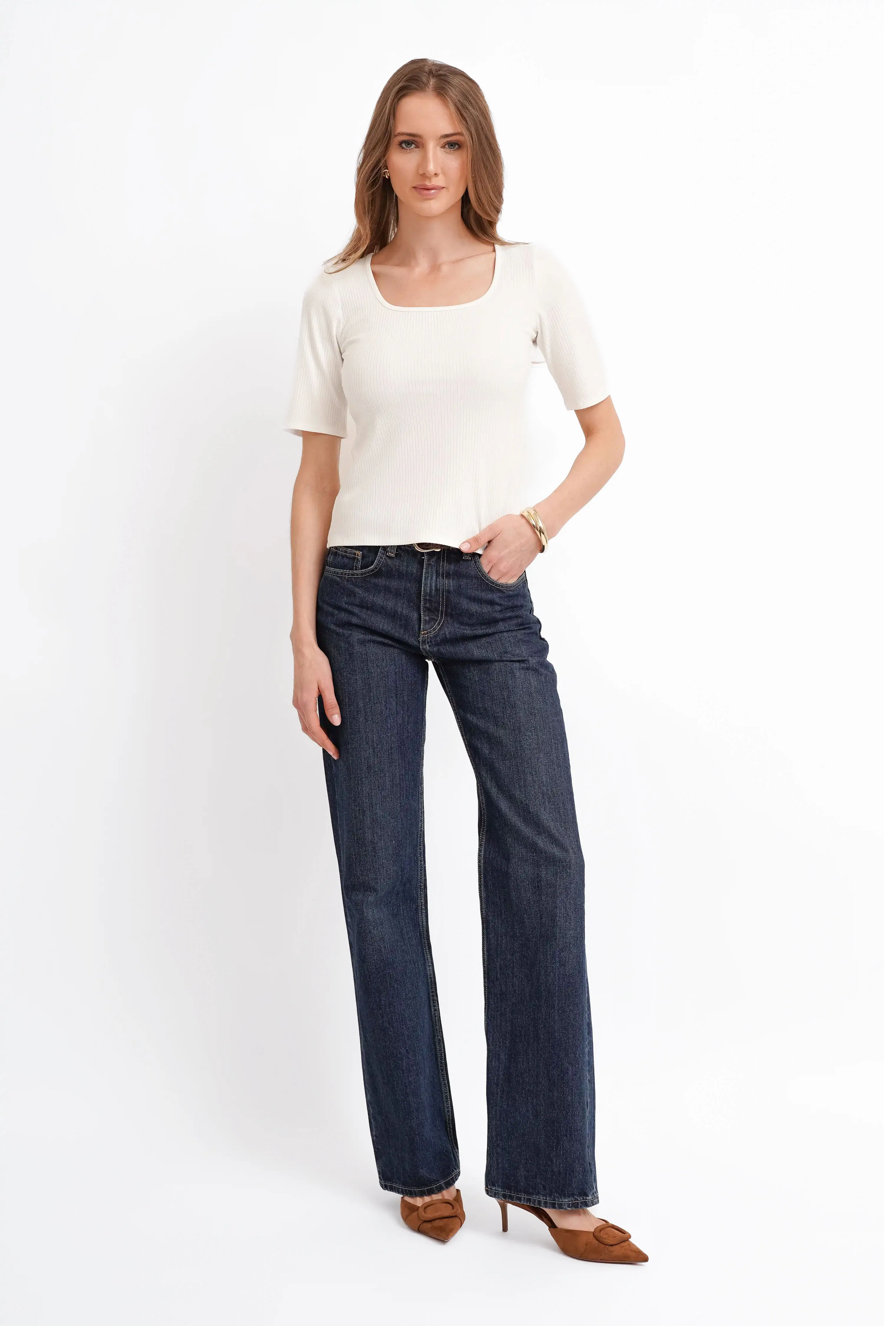 The Soft Square Neck Knit - Image 5