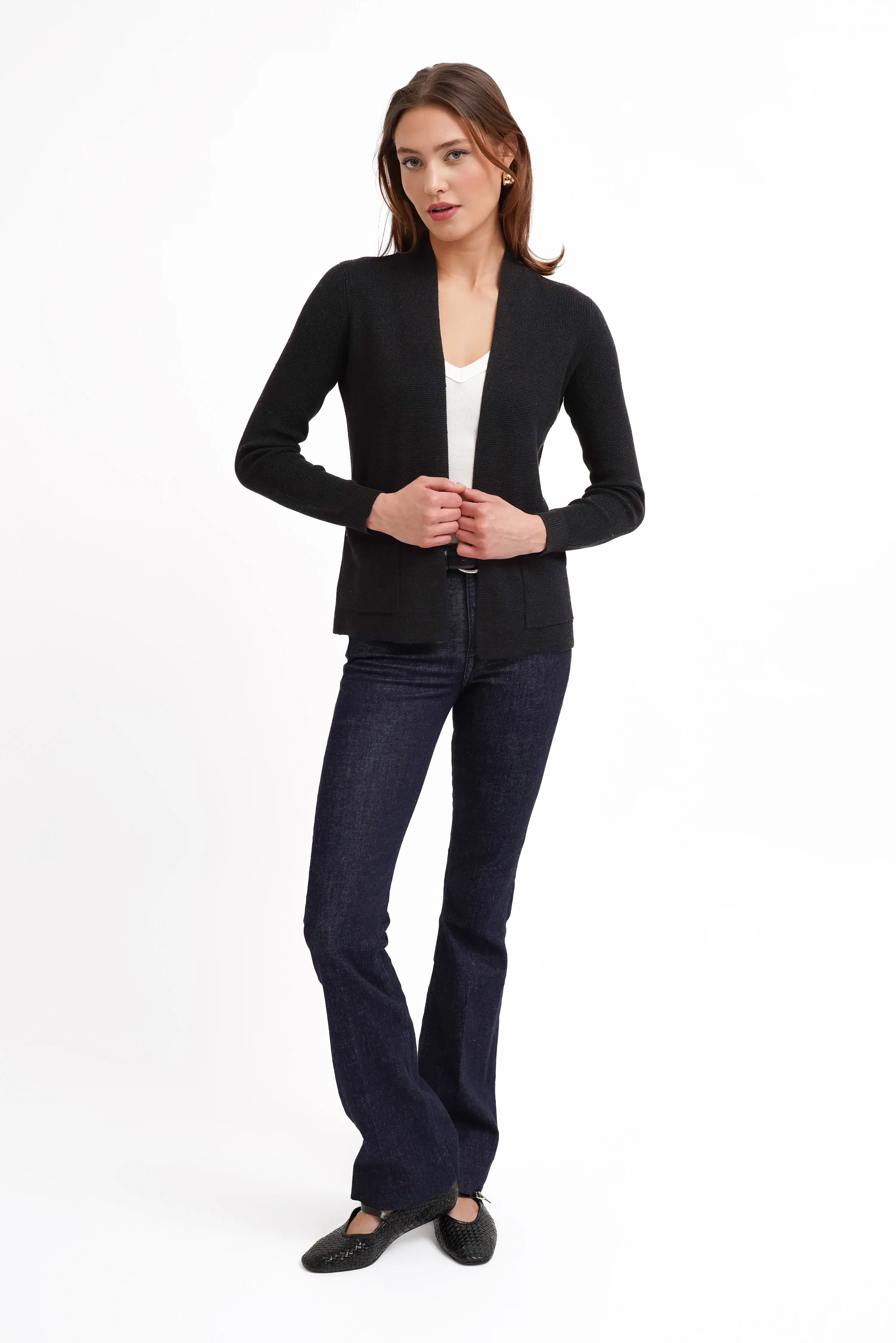 The Soft Structure Pocket Open Cardigan - Image 2