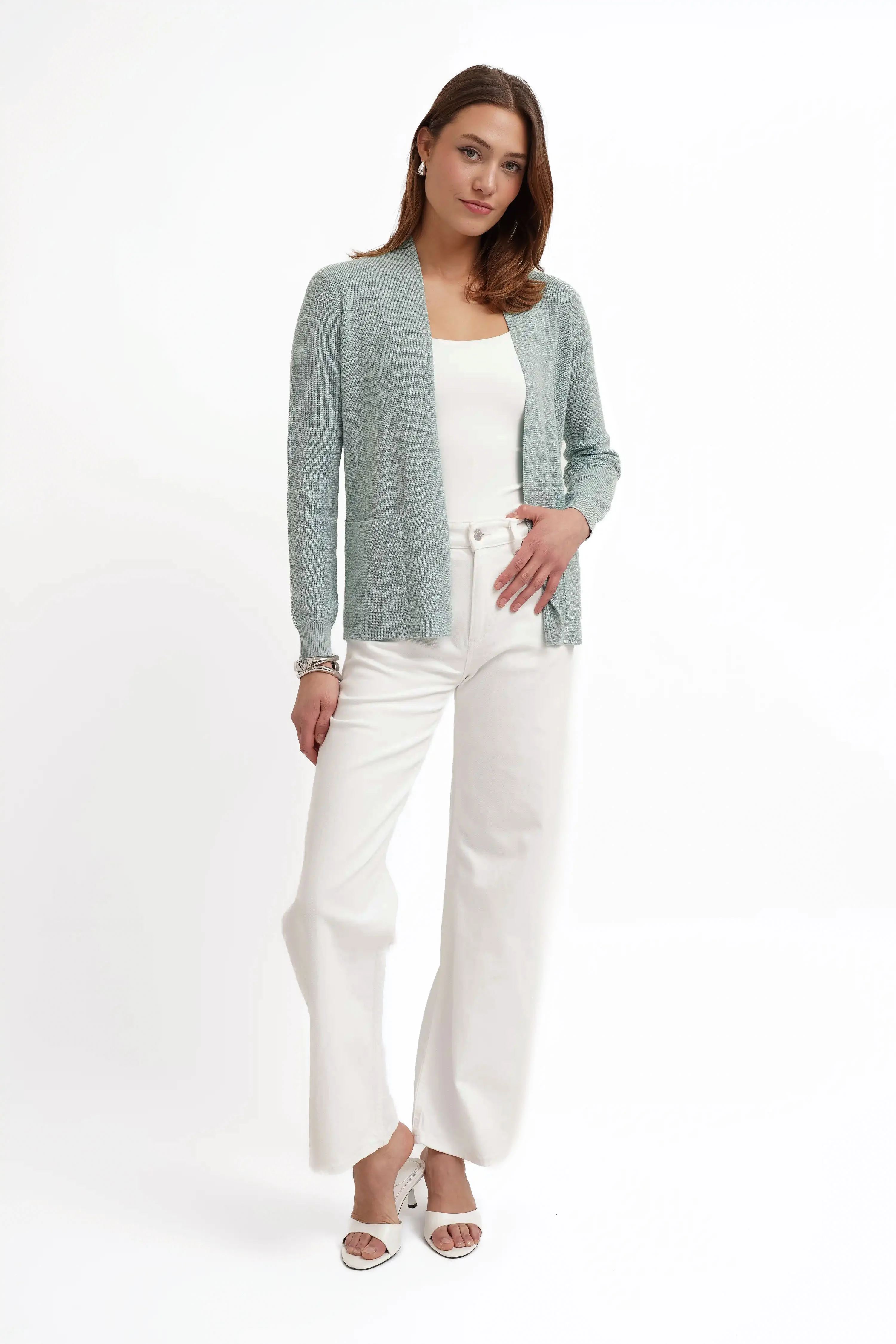The Soft Structure Pocket Open Cardigan - Image 5