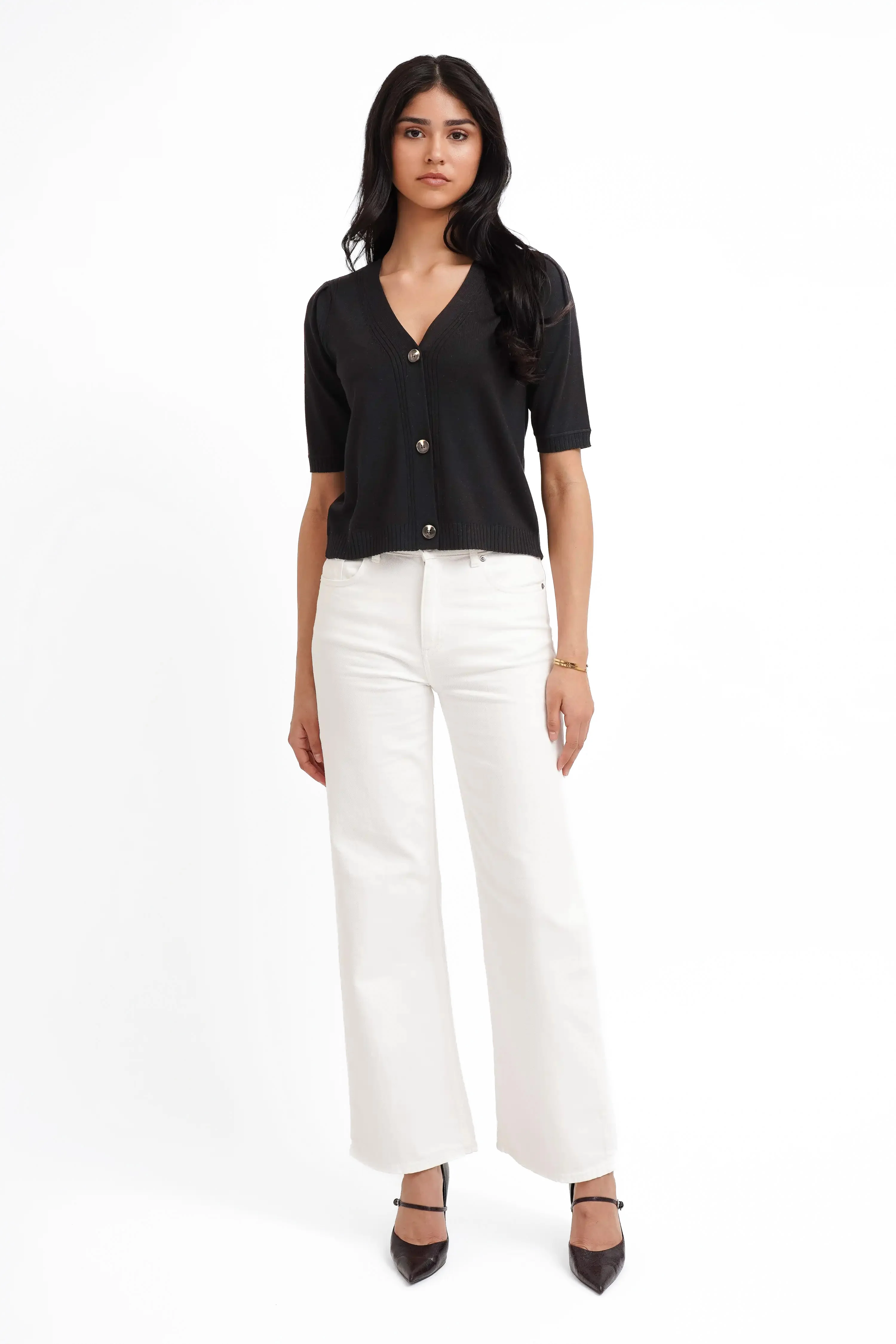 The Softline V-Neck Cardigan - Image 5