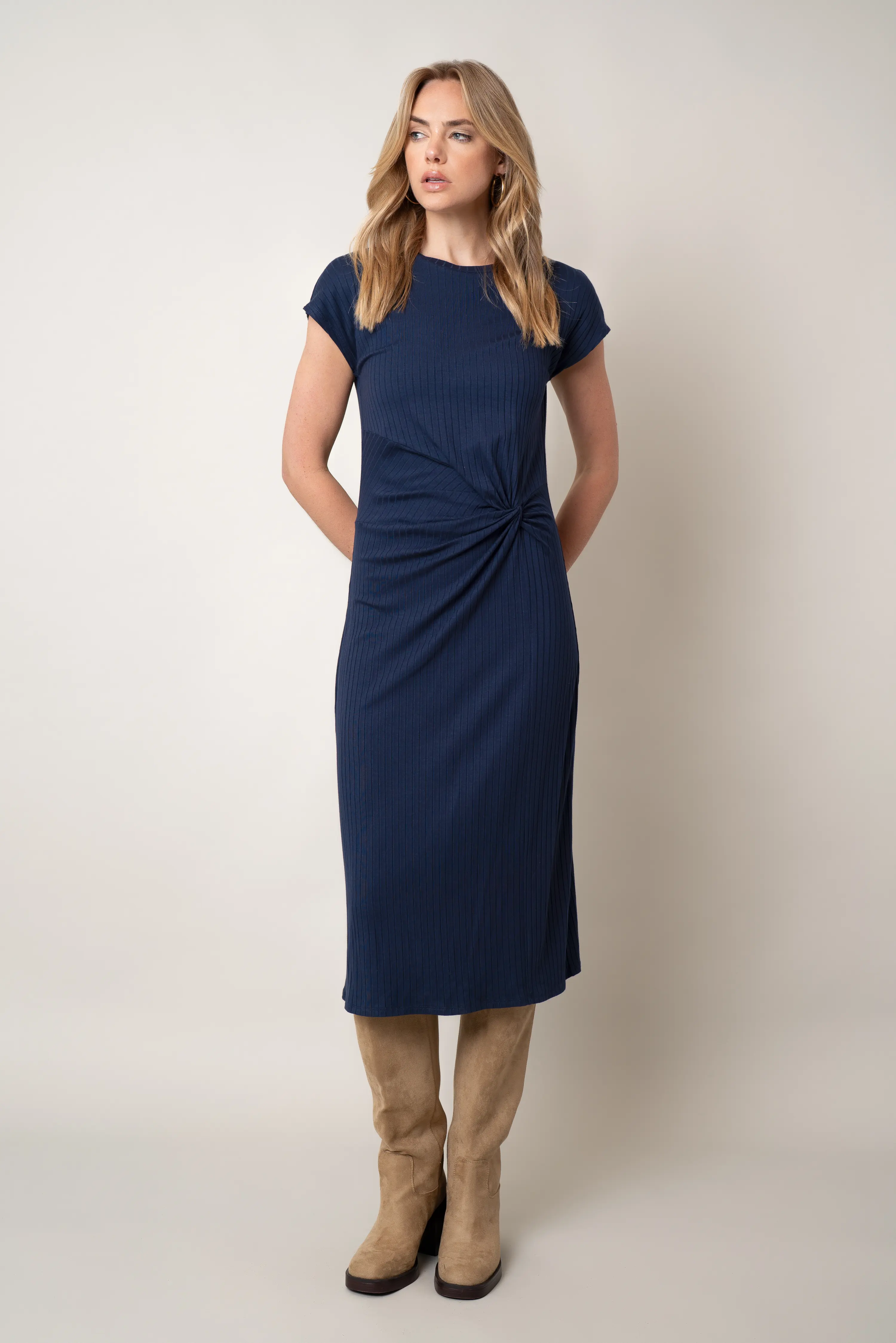 The Twist-Front Midi Dress - Image 3