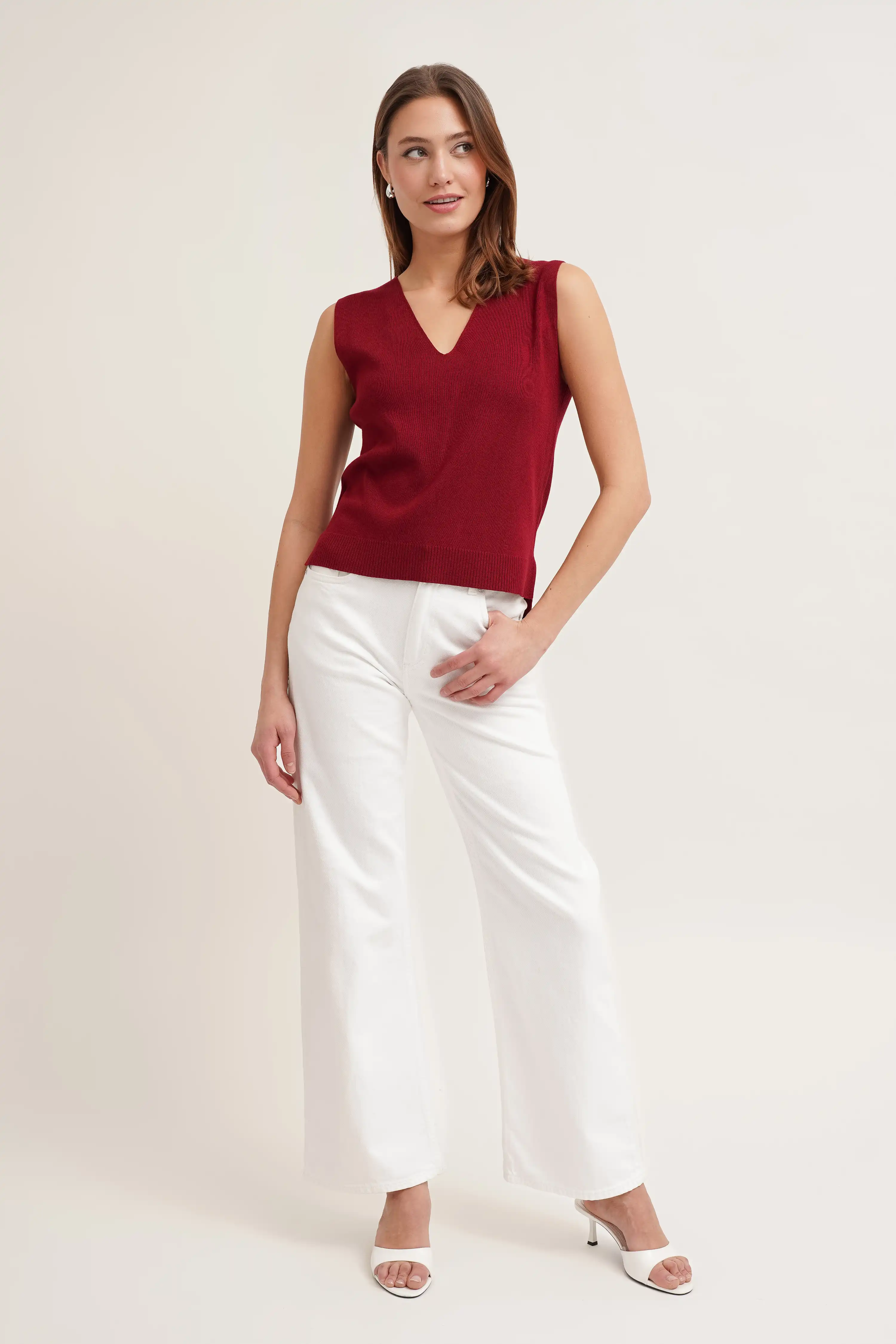 The V-Neck Sleeveless Top - Image 6